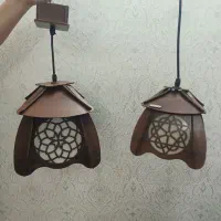 لوستر چوبی شیک