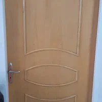 دو لنگه درب چوبی داخلی بارنگ وچوب اصلی