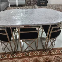 میزنهارخوری استیل شش نفره