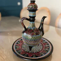 گلاب پاش و سینی نقطه ای