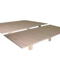 کفی تخت نوپان با پایه های چوبی