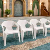 میز و صندلی پلاستیکی مدل دیوان ناهارخوری
