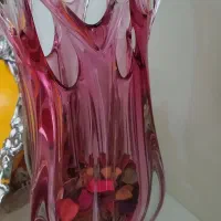 گلدان و آجیل خوری کریستال اصل چک