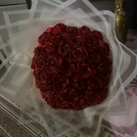 دسته گل روبانی(۴۵-۵۰)شاخه