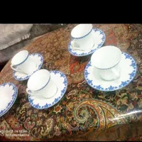 چهار عددفنجان نعلبکی مارک زرین نفیس|ظروف سرو و پذیرایی|تهران, دانشگاه علم و صنعت|دیوار