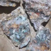 استحضار سنگ طلا اکسیدی و سلفیدی و تست فایرس