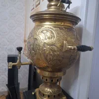 سماور ذغالی بزرگ تمام قلم دستساز