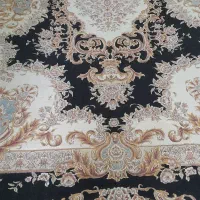 یک جفت فرش ماشینی ۶متری نخ ابریشمی