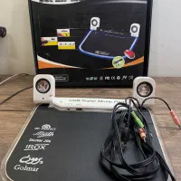 اسپیکرUSB رومیزی ،پد لمسی نورانی