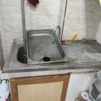 سینک و کابینت و سینی چرخ گوشت