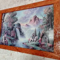 تابلوی نقاشی قاب چوبی
