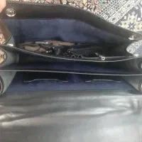کیف اداری ولپ تابی تمام چرم
