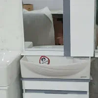 روشویی کابینی و آئینه باکس PVC ضد آب