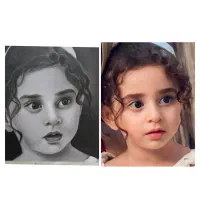 سفارش نقاشی چهره سیاه قلم