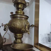 سماور ذغالی طرح روس