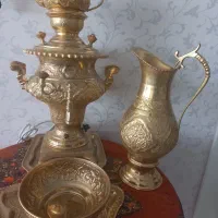 سماور برقی برنجی
