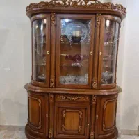 ویترین چوبی منبت کاری