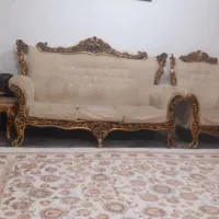 مبل سلطنتی به همراه بوفه و سه میز عسلی