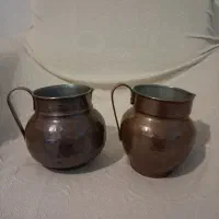 دو عدد پارچ مسی