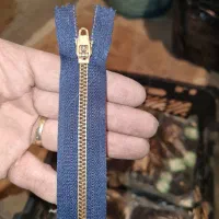 زیپ طرح فلز ۸سانتی خارجی