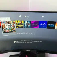 فول گیم دو دسته در حد نو اکانتیPs4 slim 500GB