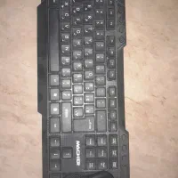 موس وکیبوردبی سیم بادوعدد دسته بی سیم