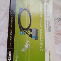 kvm Switch D-Link 121 + hub 4 port usb2|قطعات و لوازم جانبی رایانه|تهران, نیروی هوایی (پیروزی)|دیوار