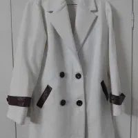 پالتو فوتر سفید وشکلاتی