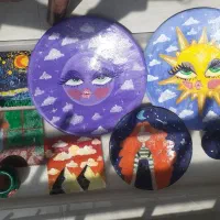 ظرف سفالی نقاشی شده