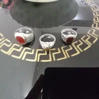 انگشتر نقره عقیق و بابا قوری