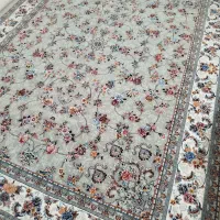 یک جفت فرش ۱۰۰۰ شانه تراکم ۳۰۰۰ تمام نخ آکبند