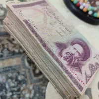 ۸۷ عدد اسکناس ۱۰۰ ریالی مدرس
