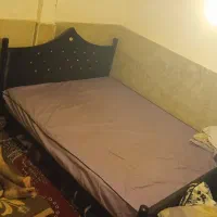 تخت خواب. دونفره تاج دار. فرفوژه. سالم درحد نو