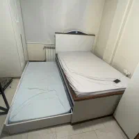 تخت خواب نوجوان + تخت مهمان ساحل چوب