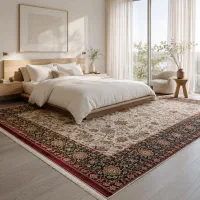 فرش نئوکلاسیک نقش سلطان آباد کرم و کله غازی،تخفیفی