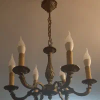 روشنای لوستر اصل برنز