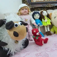 عروسک دستبافت و پولیشی ایرانی وخارجی