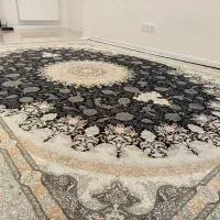 فرش۹متری سورمه‌ای مشکی نو آکرولیک