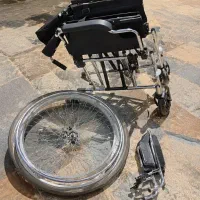 ویلچر با چرخ های پین دار و جدا شونده ۱هفته استفاده