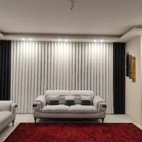 پرده پذیرایی مدرن،طراحی دوخت نصب