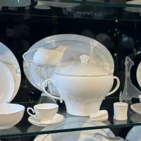 سرویس چینی ۱۸ نفره مقصود گل برجسته اختصاصی
