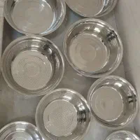 لگن و آبکش استیل