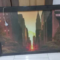 تابلو عکس چراغ دار مناسب برای اتاق خواب فقط ۵۰۰