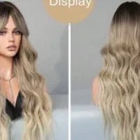 کلاهگیس بلوند چتری