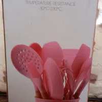 سرویس ۱۳پارچ سلیکونی دسته بامبو