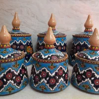 ست جا ادویه و پاسماوری میناکاری