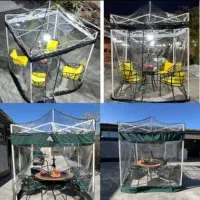 الاچیق با دور پوشش برزنت سایبان تاشو۶۳ چادر