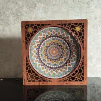 تابلو تزئینی دیوارکوب دست ساز سرامیکی ایرانی (نو)