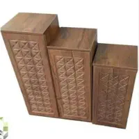 میز مشکی و3 عدد گل میز نهارخوری 3 نفره جا کفشی