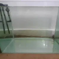 اکواریوم شیشه خم ۶۰ سانتی به همراه فیلتر هنگان
